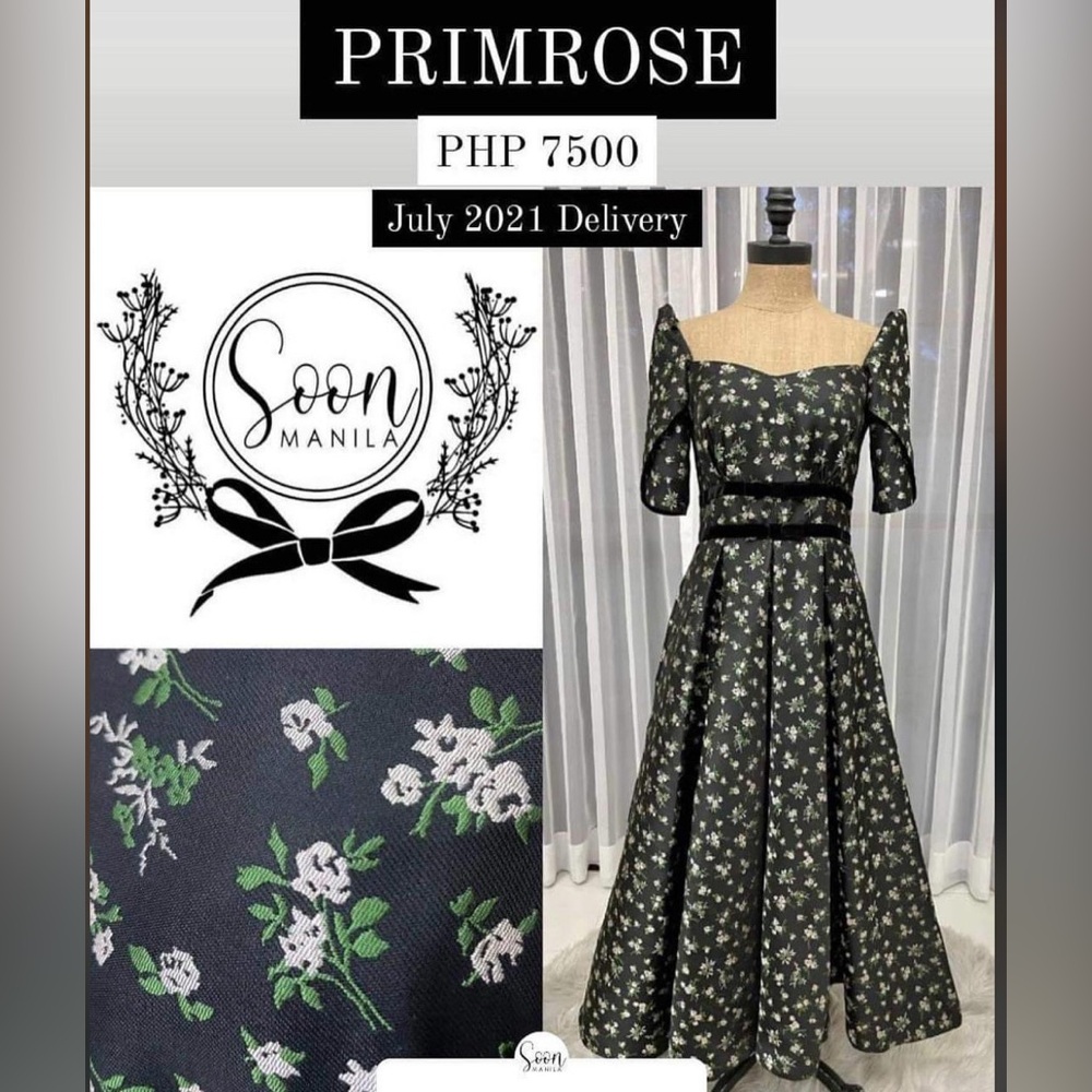 Black Floral Dress